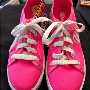 Heelys Pink Kids Shoes with White Laces